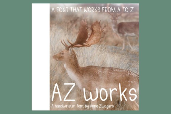 Az Works: The Handwritten Font Crafters and Sellers Will Love