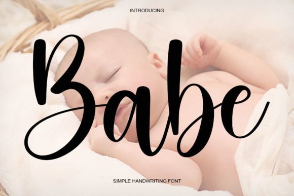 Babe: A Handwritten Font for Warmth and Clarity in Editorial Design