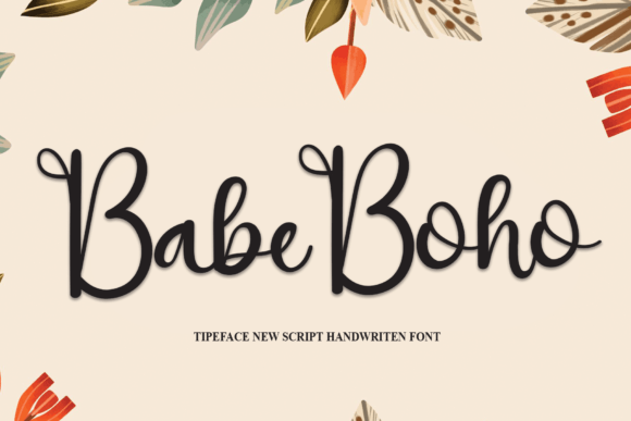Babe Boho: A Handwritten Font for Editorial Design and Digital Publishing