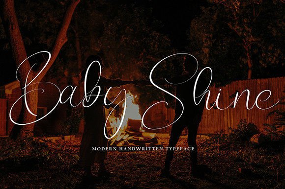 Baby Shine: A Delicate Handwritten Font for Modern Marketing Visuals
