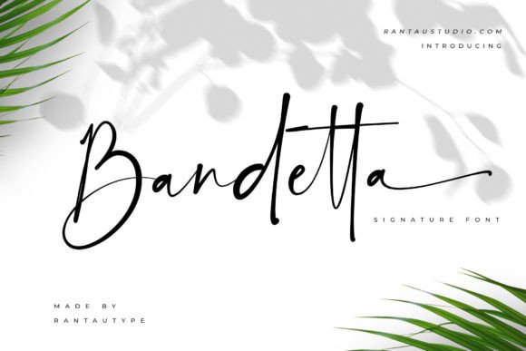 Bandetta: A Script Font That Elevates Editorial Design with Elegance and Clarity