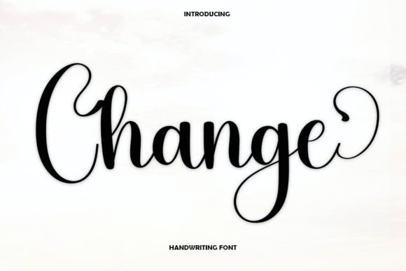 Change: A Handwritten Font That Elevates Digital Design