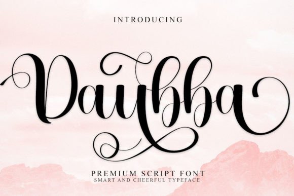 Daubba: A Handwritten Font That Brings Elegance to Modern Editorial Design