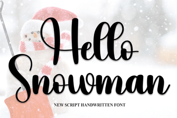 Hello Snowman: A Versatile Script Font for Modern Web Design