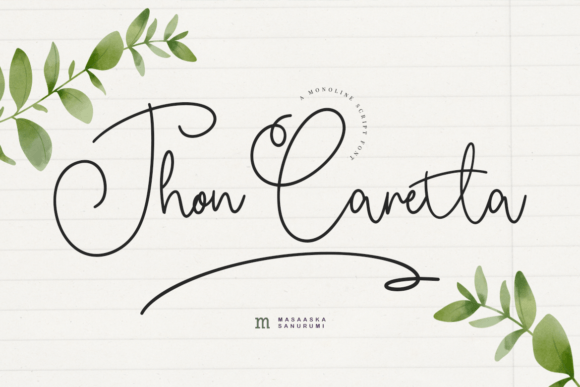 Jhon Caretta: The Script Font That Elevates Campaign Visuals with Style