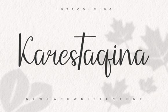 Karestaqina: A Stylish Script Font for Small Business Branding