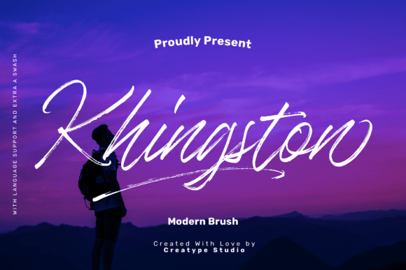 Khingston: A Modern Script Font for Editorial Charm