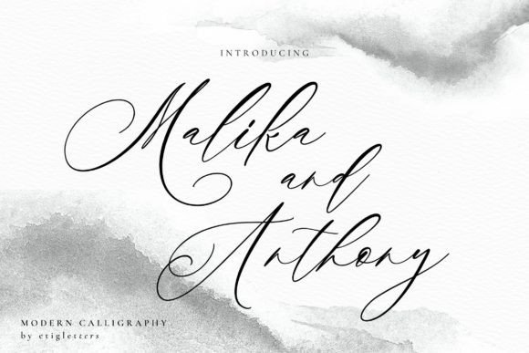 Malika and Anthony: A Handwritten Font That Elevates Brand Identity
