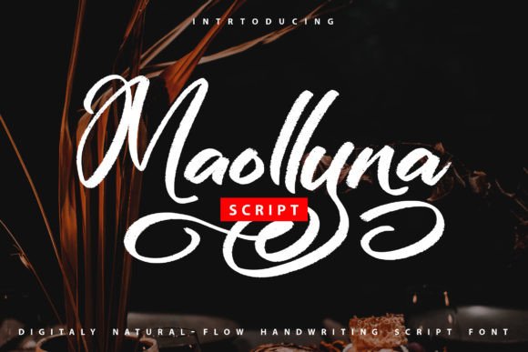 Maollyna: A Natural Handwritten Font for Elegant Editorial Design
