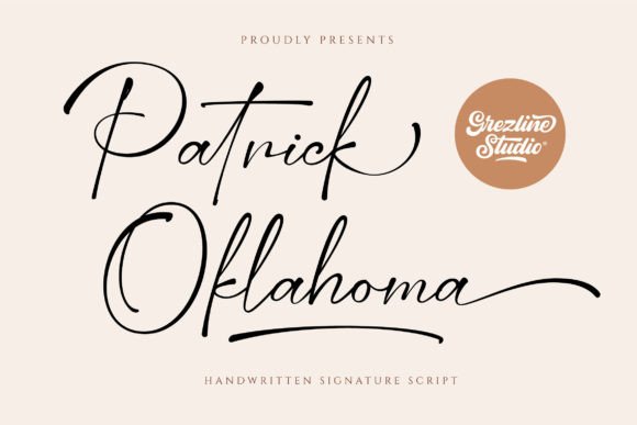 Patrick Oklahoma: A Script Font That Elevates Your Brand
