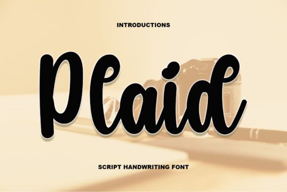 Plaid: A Handwritten Font with Editorial Charm