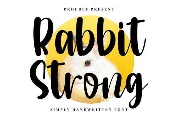 Rabbit Strong: A Handwritten Font That Elevates Your Craft