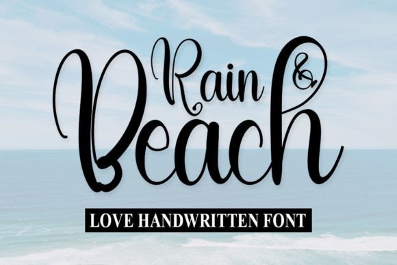 Rain and Beach Font: A Designer’s Real-World Test for Branding a Coastal Café