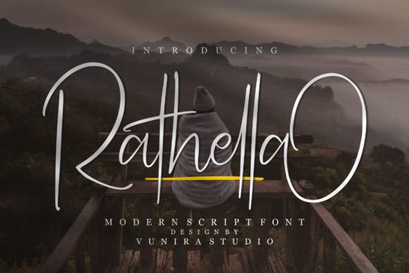 Rathella: A Modern Script Font That Elevates Your Business Branding