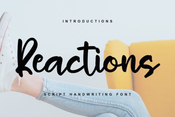 Reactions: A Designer’s Take on Script Amp’s Modern Script Font