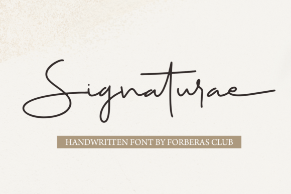 Signaturae: A Signature Font That Elevates Brand Identity with Elegance