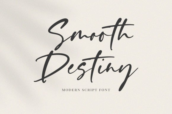 Smooth Destiny: A Handwritten Script Font That Elevates Campaign Visuals