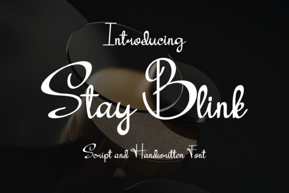 Stay Blink: A Modern Handwritten Font for Branding and Creative Design
