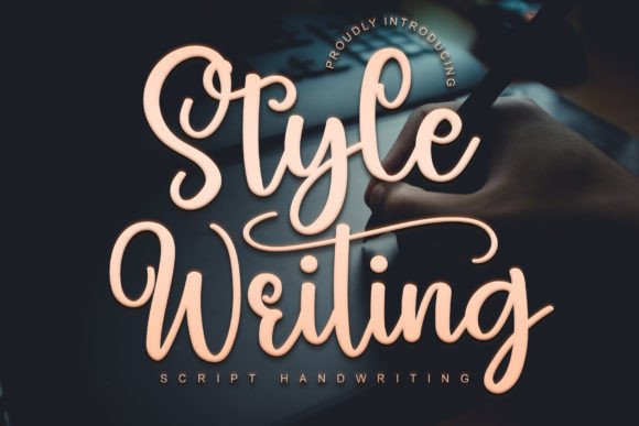 Style Writing: The Elegant Script Font That Elevates Editorial Design