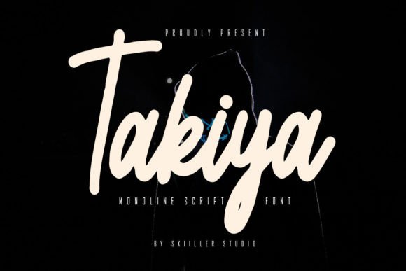 Takiya: Elevating Web Typography with a Bold Script Font