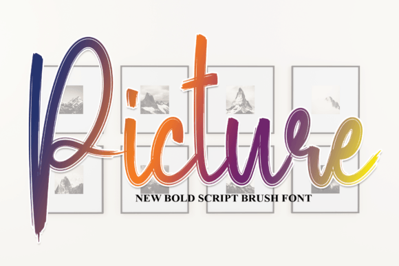 The Picture Font: A Handwritten Touch for Modern Editorial Design