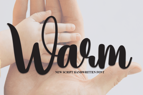 Warm: A Modern Handwritten Font for Real Branding Projects