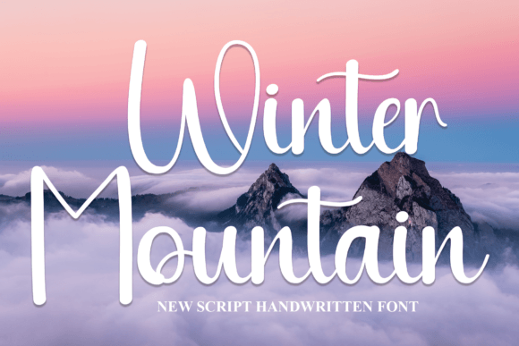 Winter Mountain: A Script Amp Font That Brings Handmade Charm to Life